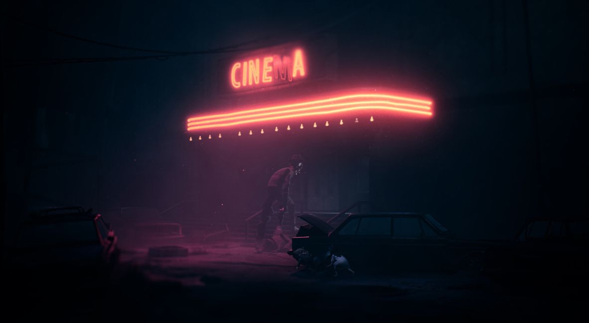 An abandoned cinema to explore