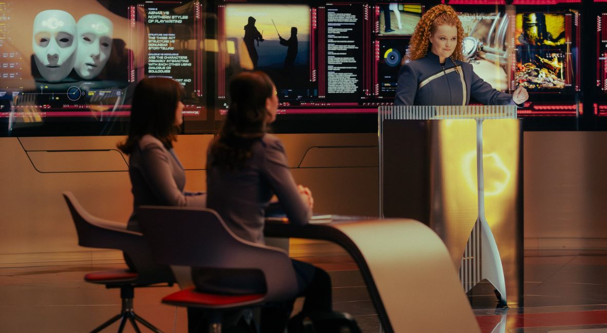 Theater class in Starfleet Academy Episode 8