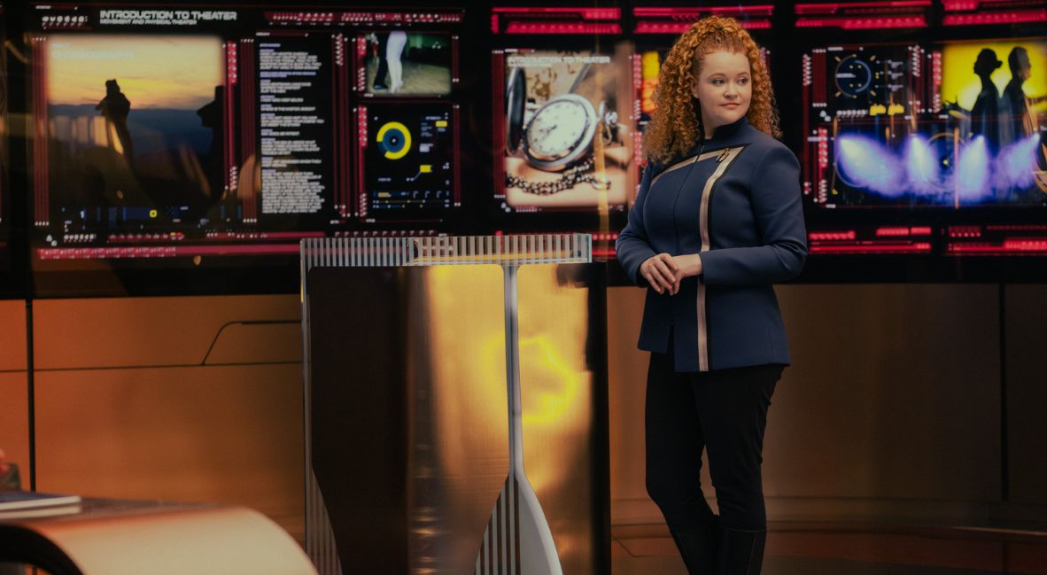 Lieutenant Tilly in theater class in Starfleet Academy Episode 8