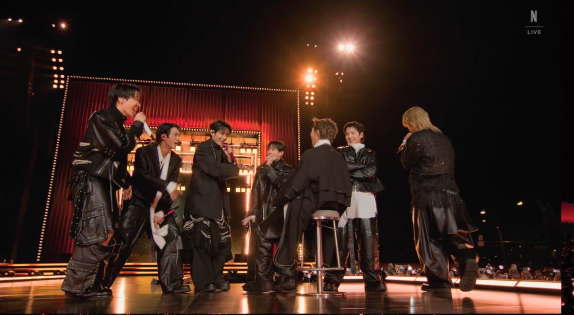 BTS THE COMEBACK LIVE ARIRANG still from Netflix.