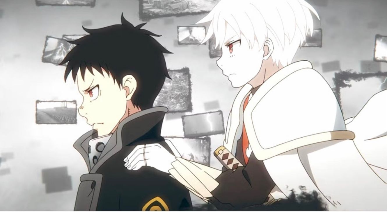 Shinra and Sho in Fire Force Season 3 Episode 23