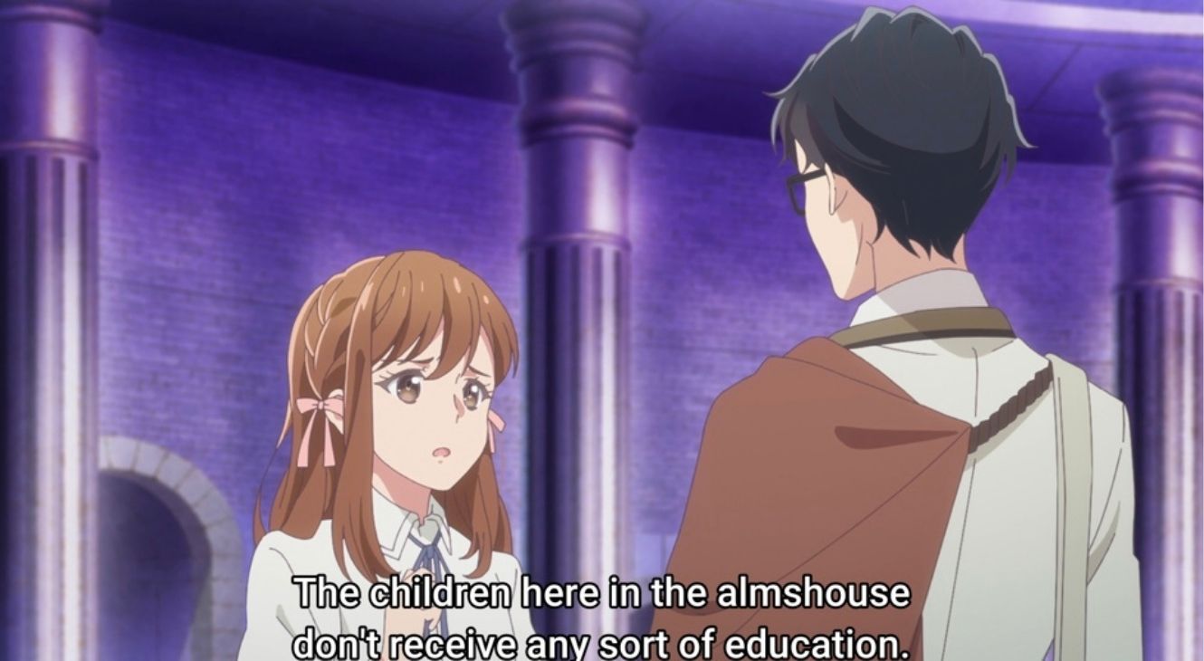 Yua and Kondou in Isekai Office Worker Episode 9