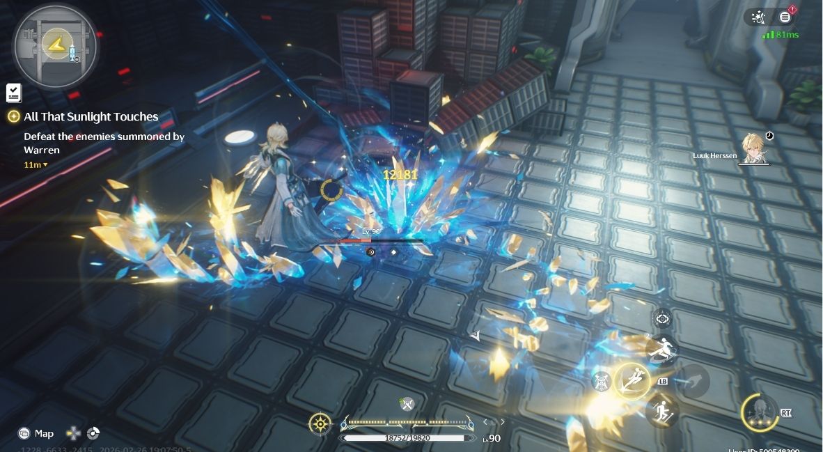 Luuk Combat in Wuthering Waves 3.1 Part 2