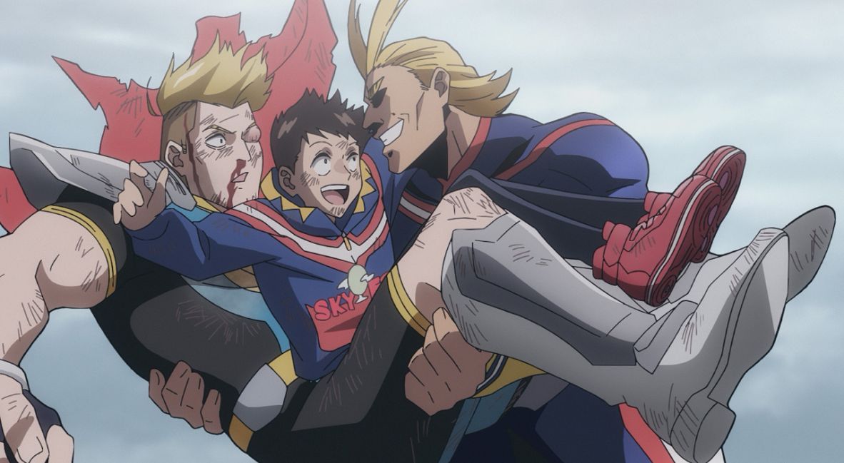 REVIEW: 'My Hero Academia: Vigilantes' Season 2 Episode 12 - "This is a Hero!" 1 All Might rescues Captain Celebrity and Koichi