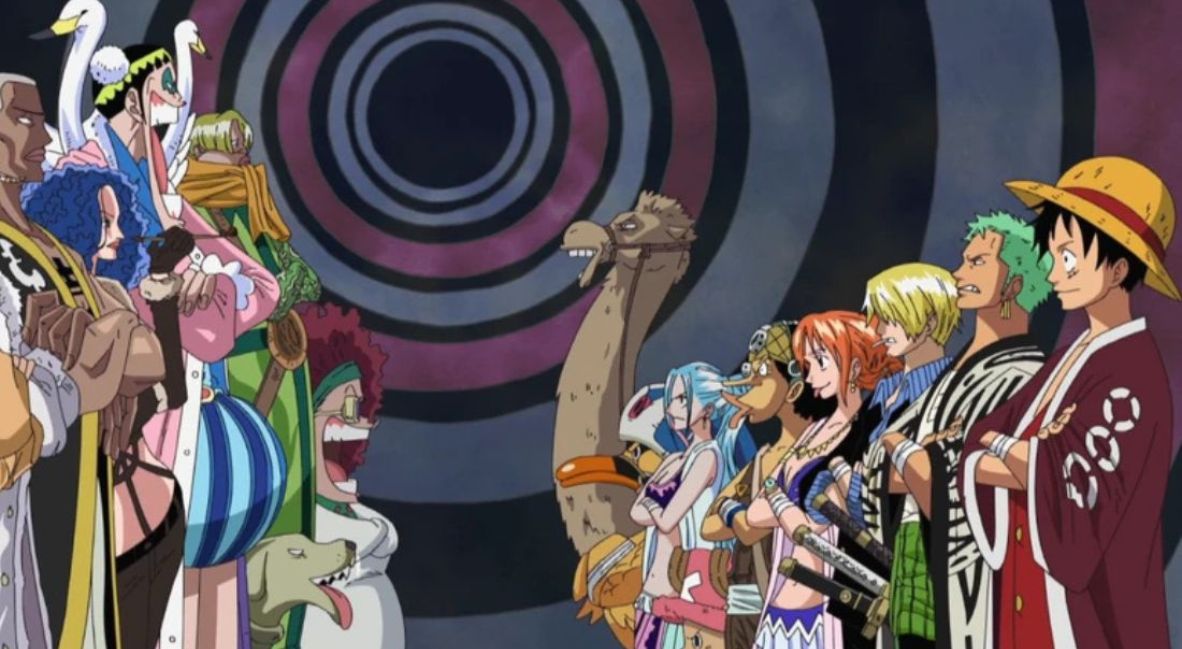 The Baroque Works stand off against the Straw Hats