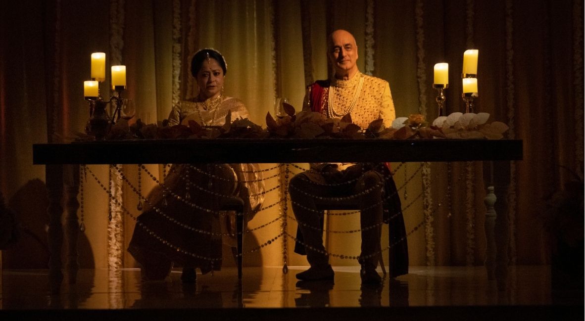 Claudius and Gertrude in Hamlet (2025)