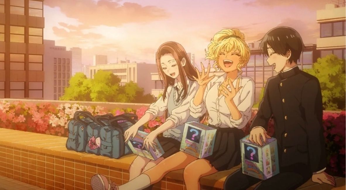 Gals Can't Be Kind To Otaku Episode 1 Ijichi, Amane, and Tokuya