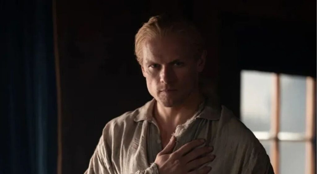 Sam Heughan in Outlander Season 8 Episode 6