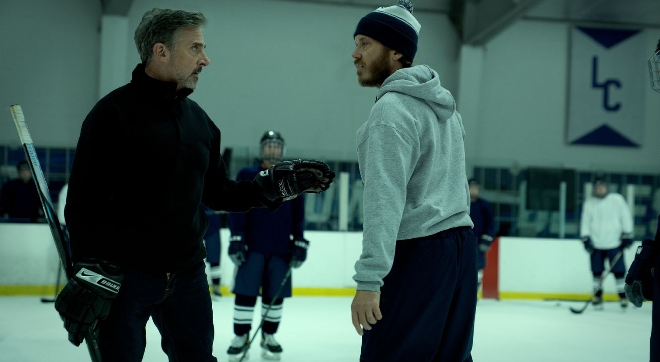 Steve Carell and Scott MacArthur in Rooster Episode 6