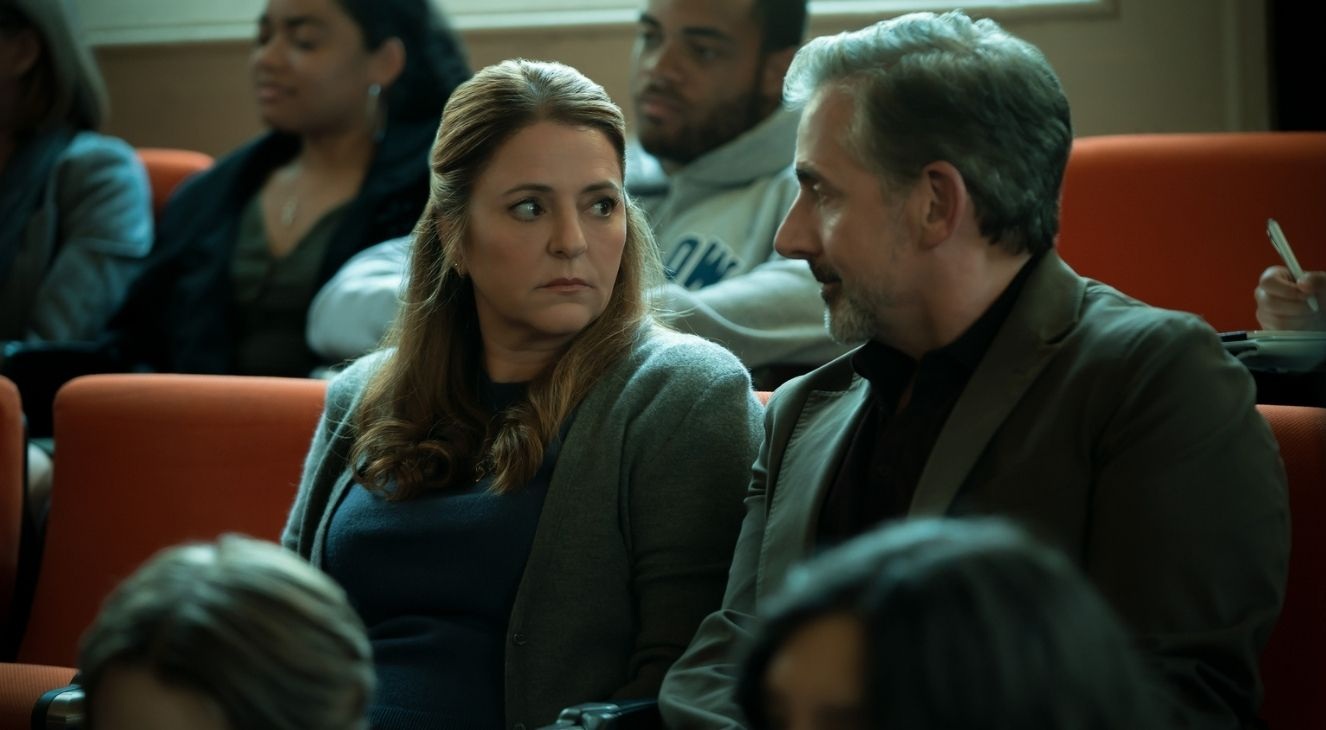 Annie Mumolo and Steve Carell in Rooster Episode 6